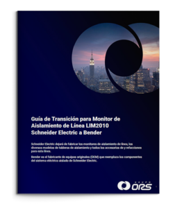 Guía de Transición para Monitor de
Aislamiento de Línea LIM2010
Schneider Electric a Bender
Schneider Electric dejará de fabricar los monitores de aislamiento de línea, los
diversos modelos de tableros de aislamiento y todos los accesorios de y refacciones
para esta línea.
Bender es el fabricante de equipos originales (OEM) que reemplaza los componentes
del sistema eléctrico aislado de Schneider Electric.
1