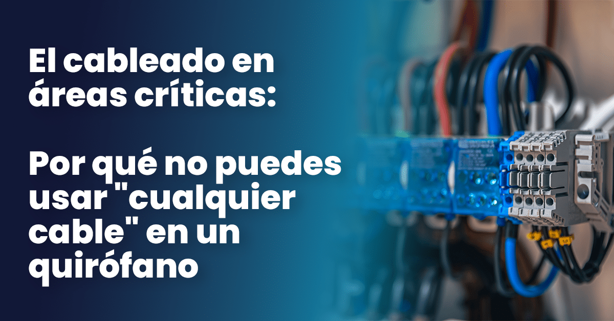 Tablero de aislamiento, el cableado en áreas críticas